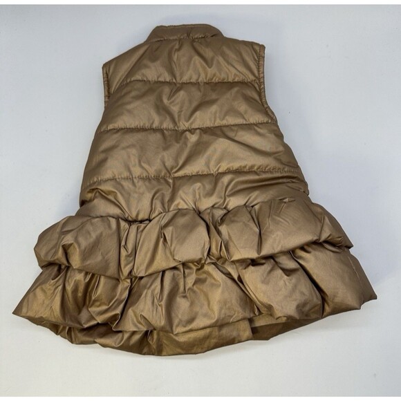 Calvin Klein Puffer Vest 18M Infant Toddler Metallic Gold Bronze Color - Picture 3 of 11